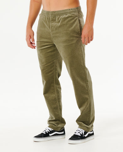 Classic Surf Cord Beach Pant - Surplus Green