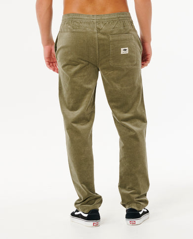 Classic Surf Cord Beach Pant - Surplus Green