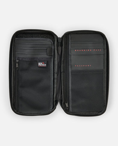 F-Light Search Travel Wallet - Black/Grey