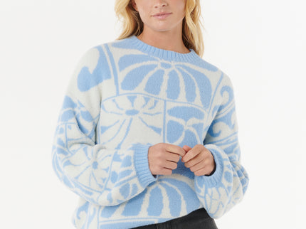 Aots-Ty Williams Jacquard Crew - Blue