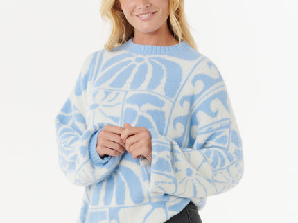 Aots-Ty Williams Jacquard Crew - Blue