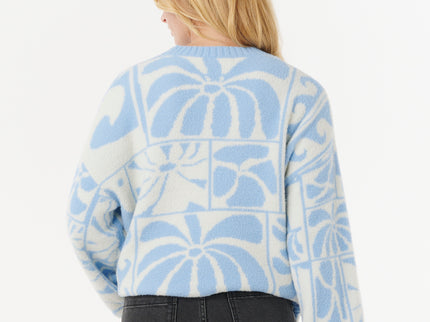Aots-Ty Williams Jacquard Crew - Blue