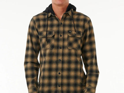 Grunter Flannel Hood Shrt - Washed Moss