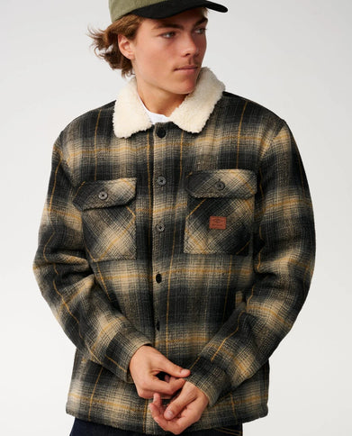 Classic Surf Bells Sherpa Jkt - Black