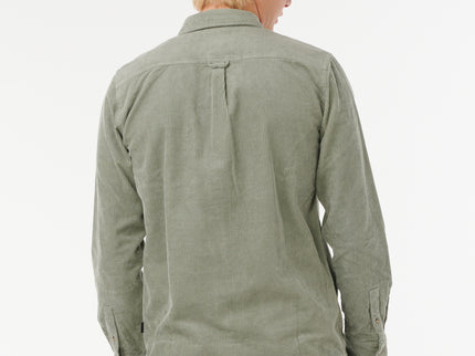 Classic Surf Cord L/S Shirt - Cactus Green