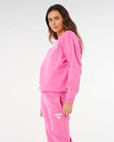 Surf Puff Track Pant - Super Pink