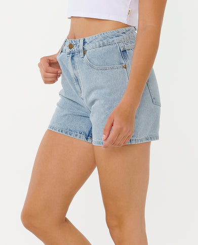 Tabby Denim Short - Vintage Blue
