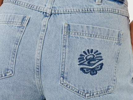 Tabby Denim Short - Vintage Blue