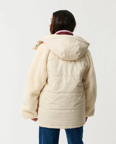 S-Series Splice Puffer - Off White