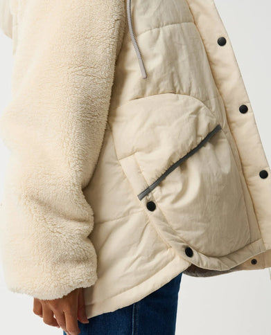 S-Series Splice Puffer - Off White