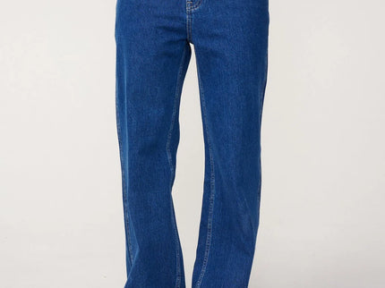 Aggie Relaxed Jeans - Mid Blue