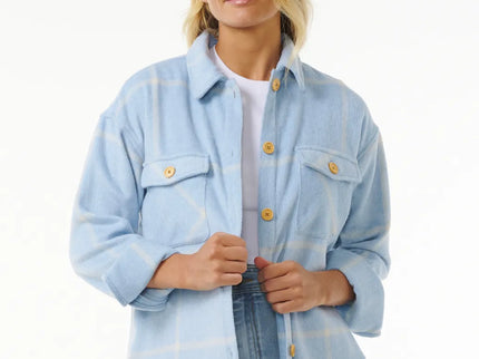 The Search Flannel Shirt - Light Blue