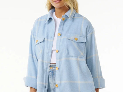 The Search Flannel Shirt - Light Blue