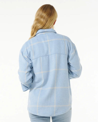 The Search Flannel Shirt - Light Blue