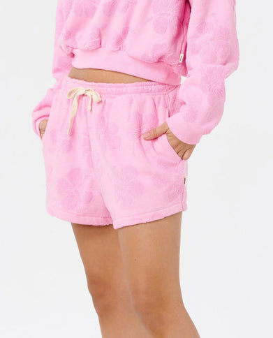 Paradise Terry Beach Short - Pink  Korte Broek van Rip Curl | SHAKA