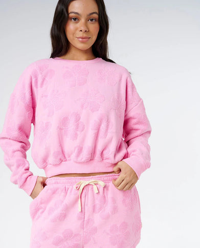 Paradise Terry Beach Short - Pink  Korte Broek van Rip Curl | SHAKA