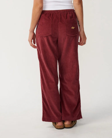 Keepsakes Washed Cord Pant - Dark Plum  Lange Broek van Rip Curl | SHAKA