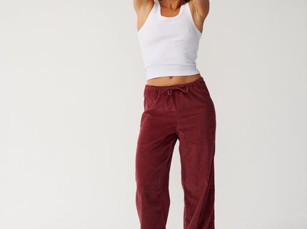 Keepsakes Washed Cord Pant - Dark Plum  Lange Broek van Rip Curl | SHAKA