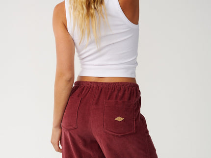 Keepsakes Washed Cord Pant - Dark Plum  Lange Broek van Rip Curl | SHAKA