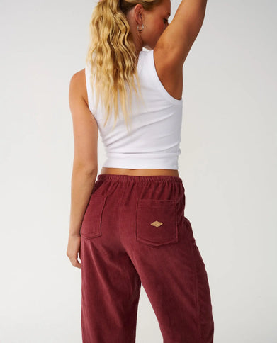 Keepsakes Washed Cord Pant - Dark Plum  Lange Broek van Rip Curl | SHAKA