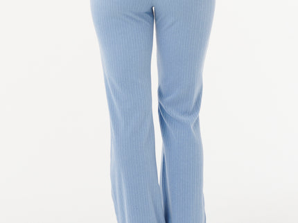 Cosy Flare Pant - Blue Marle