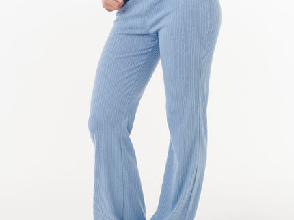 Cosy Flare Pant - Blue Marle