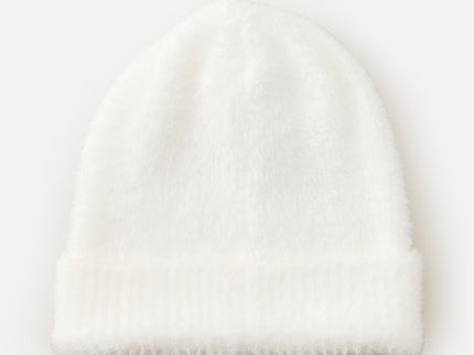 Fuzzy Reg Beanie - Off White