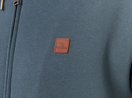 Icons Lined Zip Thru Hood - Pine Night