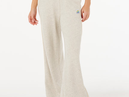Surf Side Spliced Wide LEG PAN - Grey Marle