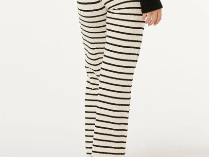 Bobbi Stripe Pant - Black/OFF White  Lange Broek van Rip Curl | SHAKA