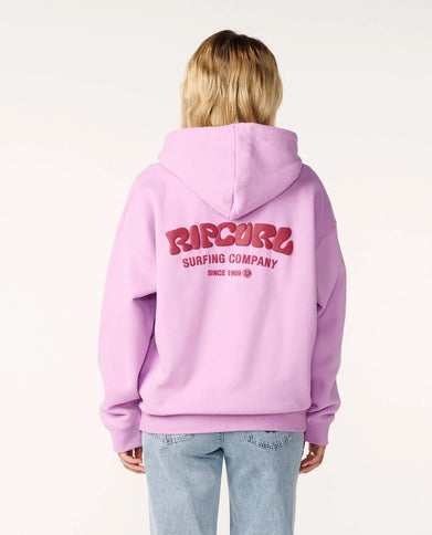 Surf Puff Relaxed Hood - Bright Lilac