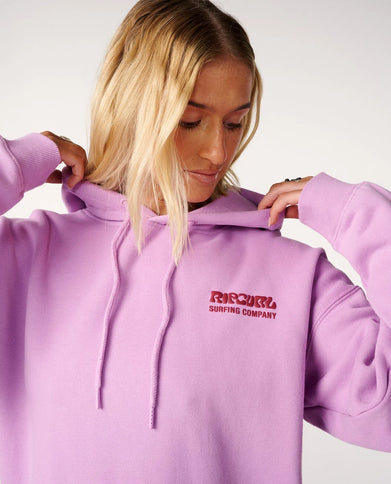 Surf Puff Relaxed Hood - Bright Lilac