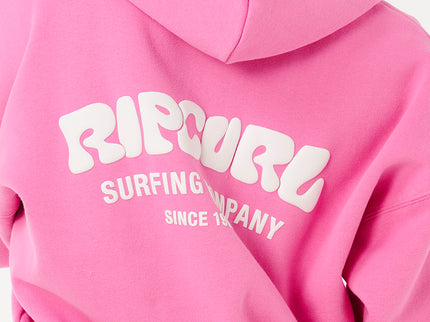 Surf Puff Heritage Hood - Super Pink