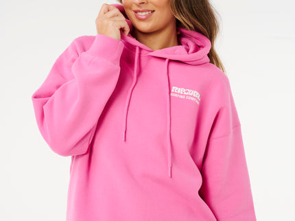 Surf Puff Heritage Hood - Super Pink