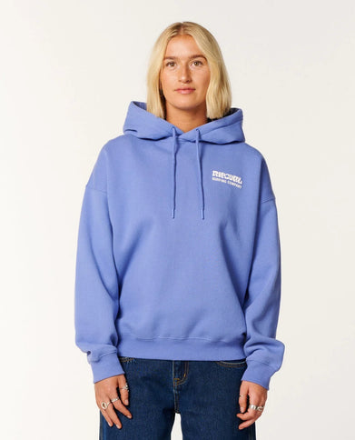 Surf Puff Relaxed Hood - Mid Blue