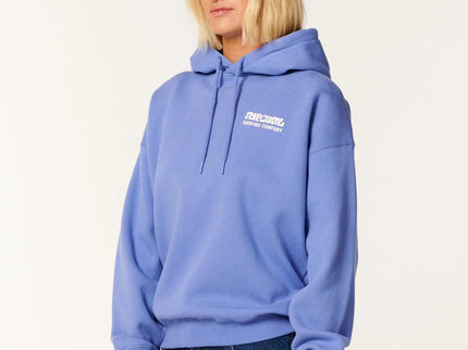 Surf Puff Relaxed Hood - Mid Blue