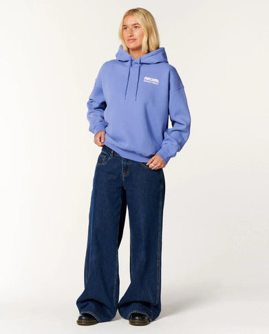 Surf Puff Relaxed Hood - Mid Blue