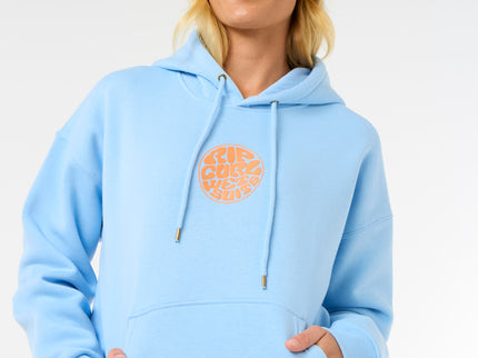 Icons Of Surf Heritage Hood - Mid Blue/Orange