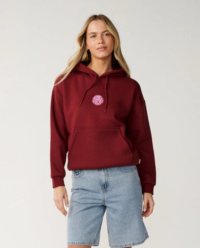 Icons Of Surf Relaxed Hood - Dark Plum