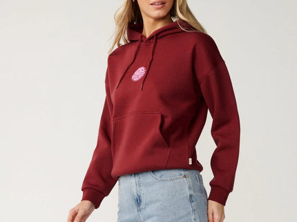 Icons Of Surf Relaxed Hood - Dark Plum