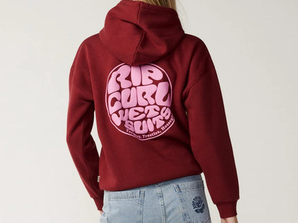 Icons Of Surf Relaxed Hood - Dark Plum