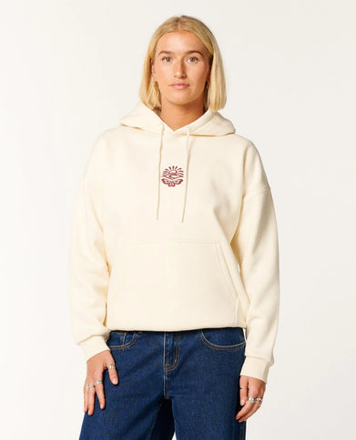 Icons Of Surf Relaxed Hood - Bone/dark Plum