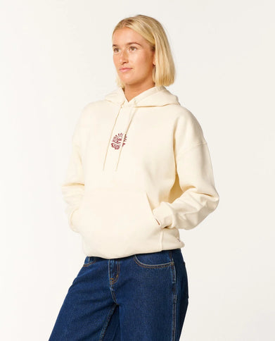 Icons Of Surf Relaxed Hood - Bone/dark Plum