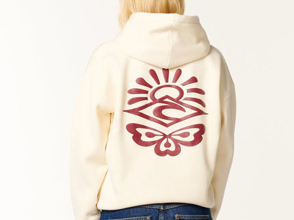 Icons Of Surf Relaxed Hoodie - Bone/dark Plum