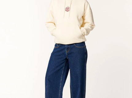 Icons Of Surf Relaxed Hoodie - Bone/dark Plum