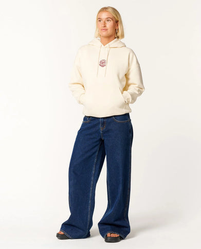 Icons Of Surf Relaxed Hood - Bone/dark Plum