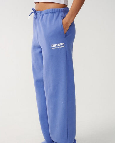 Surf Puff Wide Leg Trackpant - Mid Blue  Lange Broek van Rip Curl | SHAKA