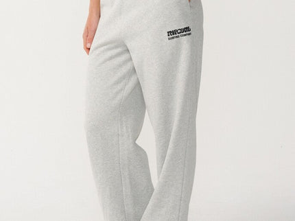 Surf Puff Wide Leg Trackpant - Grey Marle/black  Lange Broek van Rip Curl | SHAKA