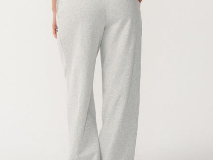 Surf Puff Wide Leg Trackpant - Grey Marle/black  Lange Broek van Rip Curl | SHAKA