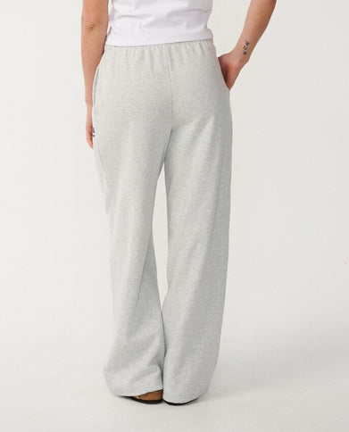 Surf Puff Wide Leg Trackpant - Grey Marle/black  Lange Broek van Rip Curl | SHAKA